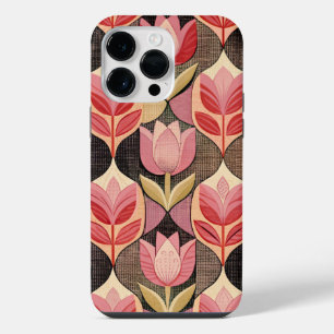 Pink Tulips iPhone 14 Pro Max Case