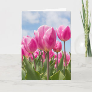 PINK TULIPS MOTHER'S DAY CARD