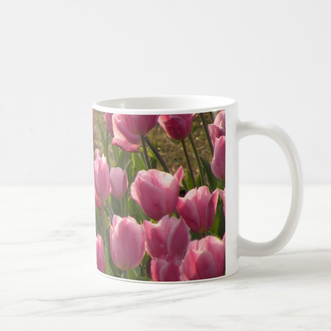 Pink Tulips Mug (Right)