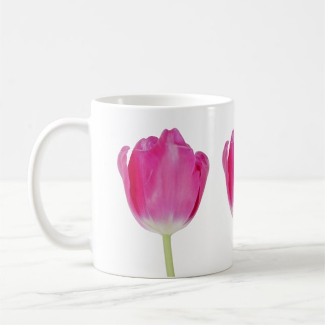 Pink Tulips Mug (Left)