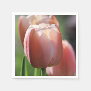 Pink Tulips   Napkin