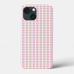Pink tulips pattern iPhone 13 mini case