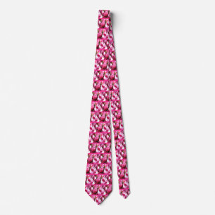 Pink Tulips Tie