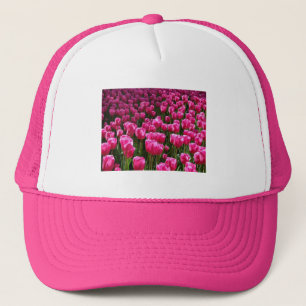 Pink Tulips Trucker Hat