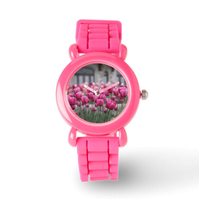 Pink Tulips Watch (Front)