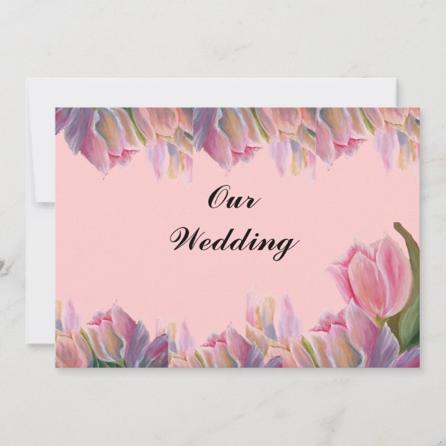 Pink Tulips wedding (Front)