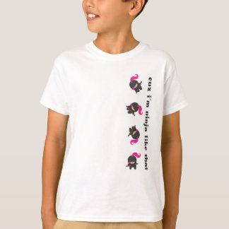 Pink Tumbling Ninja T-Shirt