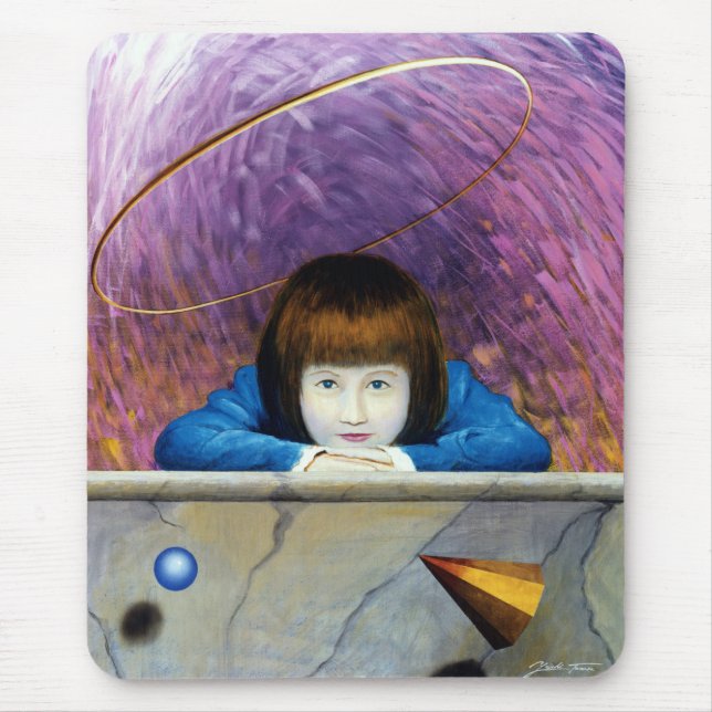 pink-tunnel mouse mat (Front)