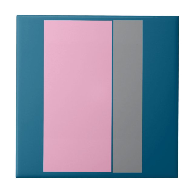 Pink Turquoise  CottonCandy  Tile (Front)