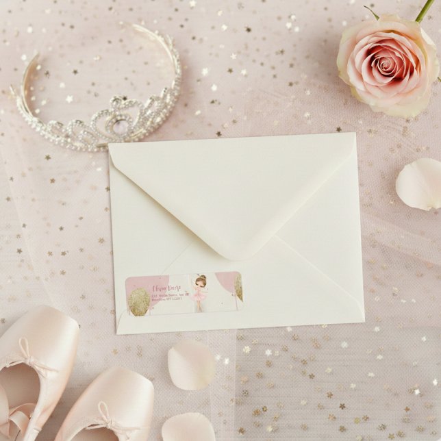 Pink Tutu Ballerina Ballet Dancer Girl Birthday (Creator Uploaded)