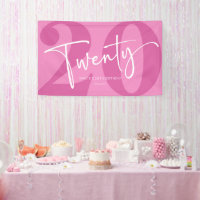 Pink Twenty 20th Twentieth Birthday Party