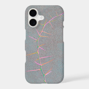 Pink Twig Grey Concrete Fever Tree iPhone 11 Case