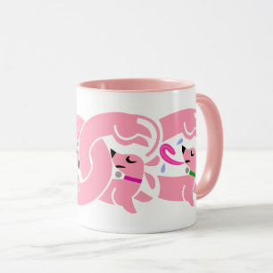 Pink Twisted Doxies Mug