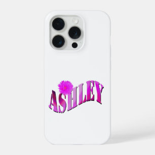Pink Two Toned Ashley Name, iPhone 15 Pro Case