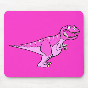 Pink Tyrannosaurus Rex Mouse Mat