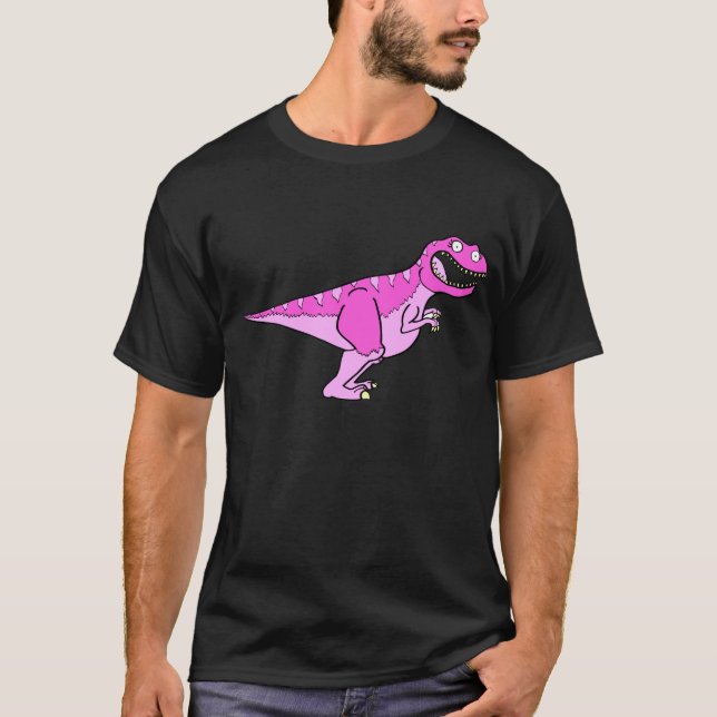 Pink Tyrannosaurus Rex T-Shirt (Front)