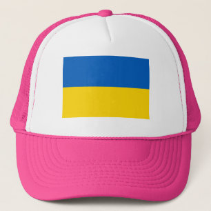 PINK Ukraine National Flag Trucker Hat