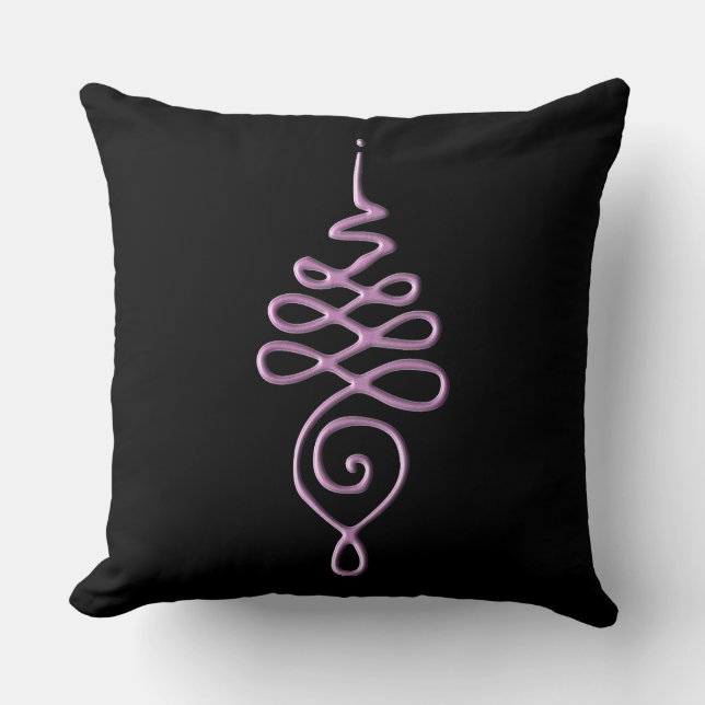 Pink Unalome  Cushion (Front)