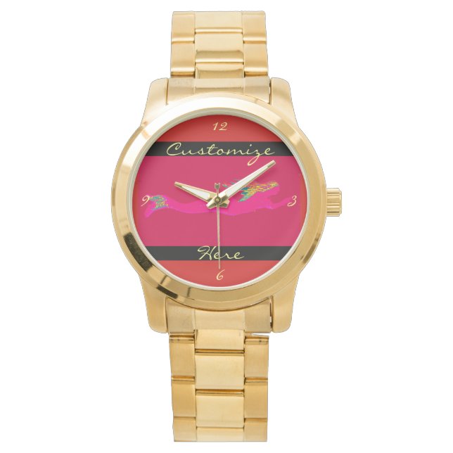 pink underwater mermaid watch (Front)