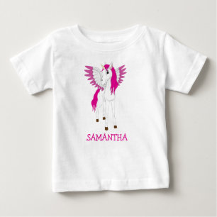 Pink Unicorn Baby  T-Shirt