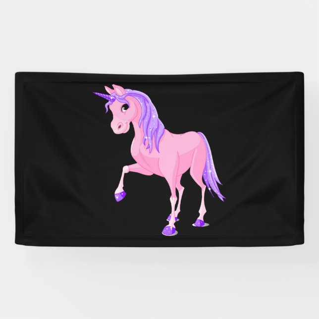 Pink Unicorn   Banner (Horizontal)