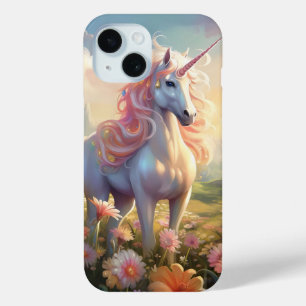 Pink Unicorn iPhone 15 Case