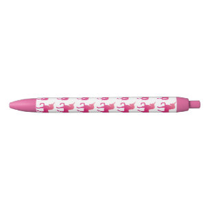 Pink Unicorn Custom  Trim Pen, Black Ink Black Ink Pen