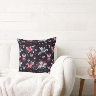 Pink Unicorn Dragon Mix Cushion