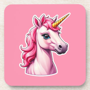 Pink Unicorn Fantasy Coaster