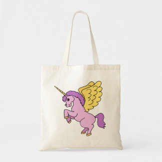 Pink Unicorn Graphic Tote Bag