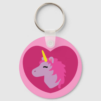 Pink Unicorn Key Ring