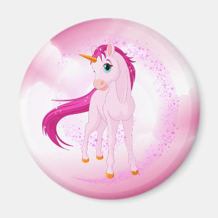Pink Unicorn Magnet