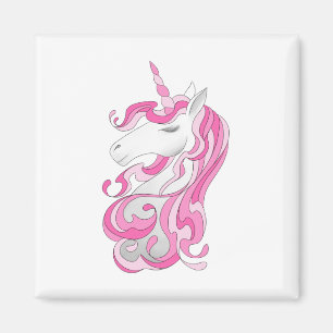 Pink Unicorn Magnet