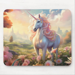 Pink Unicorn Mouse Mat