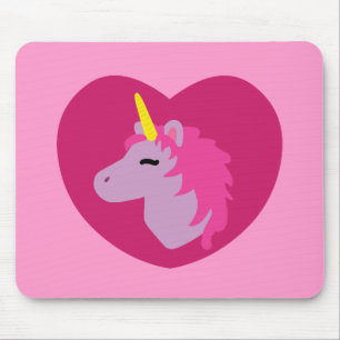 Pink Unicorn Mouse Mat