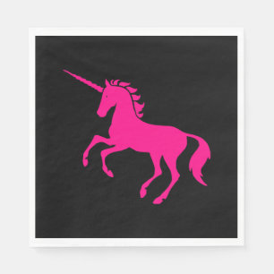 Pink Unicorn Napkin