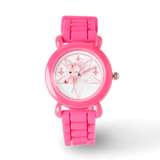 Pink Unicorn & Pentacle Watch