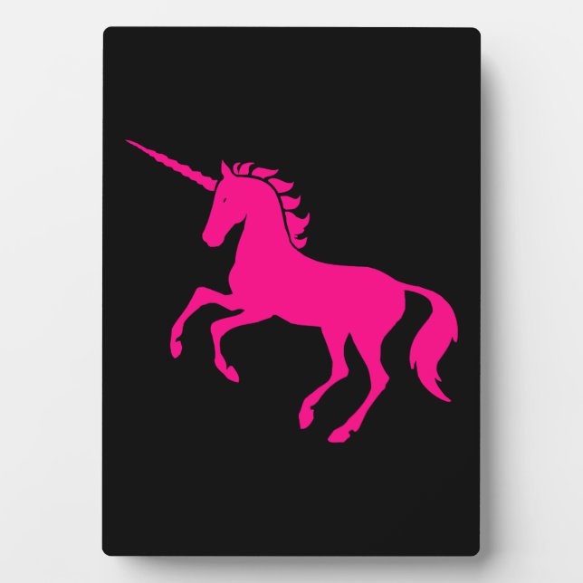 Pink Unicorn              Plaque (Front)