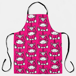 Pink Unicorn Pony Apron