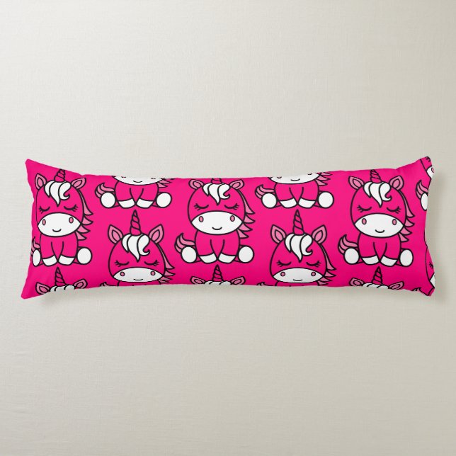 Pink Unicorn Pony Body Cushion (Front)