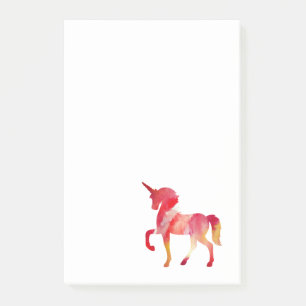 Pink Unicorn Post-it Notes