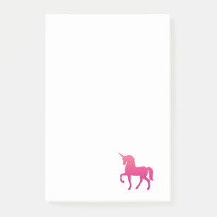 Pink Unicorn Post-it Notes