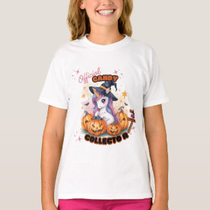Pink Unicorn Pumpkin Halloween Custom T-shirt 