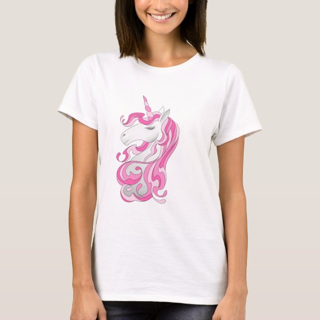 Pink Unicorn T-Shirt (Front)