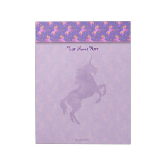 Pink Unicorns Notepad