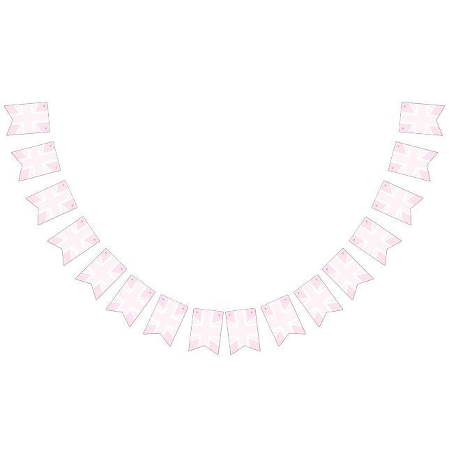 Pink Union Jack Flag Bunting (All)
