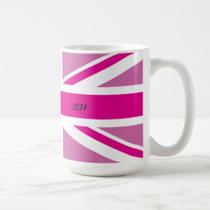 Pink Union Jack Mug