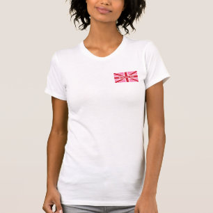 Pink United Kingdom flag Sweatshirt T-Shirt