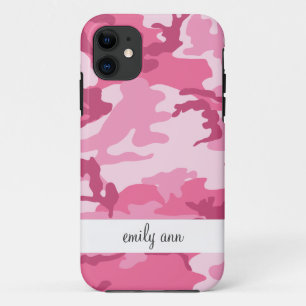 Pink Urban Camoflage Pattern iPhone 11 Case