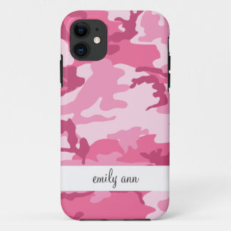 Pink Urban Camoflage Pattern iPhone 11 Case